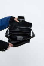 Load image into Gallery viewer, Vintage x Made in Argentina x CARLA DANELLI Black Stitched Leather Purse