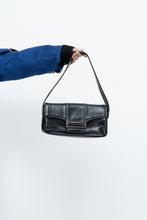 Load image into Gallery viewer, Vintage x Made in Argentina x CARLA DANELLI Black Stitched Leather Purse