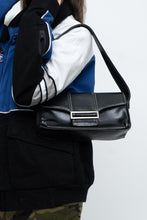 Load image into Gallery viewer, Vintage x Made in Argentina x CARLA DANELLI Black Stitched Leather Purse