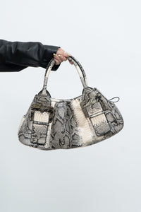 Vintage x TIFFANY Faux Leather Snakeskin Purse