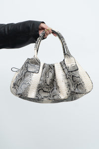 Vintage x TIFFANY Faux Leather Snakeskin Purse