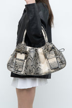 Load image into Gallery viewer, Vintage x TIFFANY Faux Leather Snakeskin Purse
