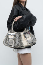 Load image into Gallery viewer, Vintage x TIFFANY Faux Leather Snakeskin Purse