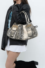 Load image into Gallery viewer, Vintage x TIFFANY Faux Leather Snakeskin Purse