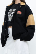 Load image into Gallery viewer, Vintage x Made in Canada x Okanagan Spring Leather, Wool Varsity Jacket (XS-L)