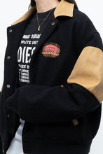 Load image into Gallery viewer, Vintage x Made in Canada x Okanagan Spring Leather, Wool Varsity Jacket (XS-L)
