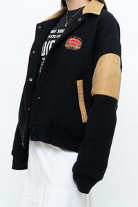 Vintage x Made in Canada x Okanagan Spring Leather, Wool Varsity Jacket (XS-L)