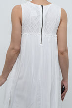Load image into Gallery viewer, Modern x HAZEL Cotton-blend Embroidered Cream Dress (XS, S)