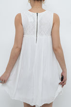 Load image into Gallery viewer, Modern x HAZEL Cotton-blend Embroidered Cream Dress (XS, S)