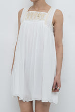 Load image into Gallery viewer, Modern x HAZEL Cotton-blend Embroidered Cream Dress (XS, S)