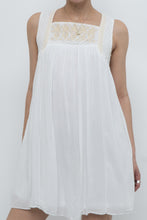 Load image into Gallery viewer, Modern x HAZEL Cotton-blend Embroidered Cream Dress (XS, S)