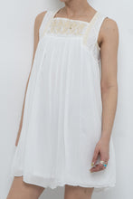 Load image into Gallery viewer, Modern x HAZEL Cotton-blend Embroidered Cream Dress (XS, S)
