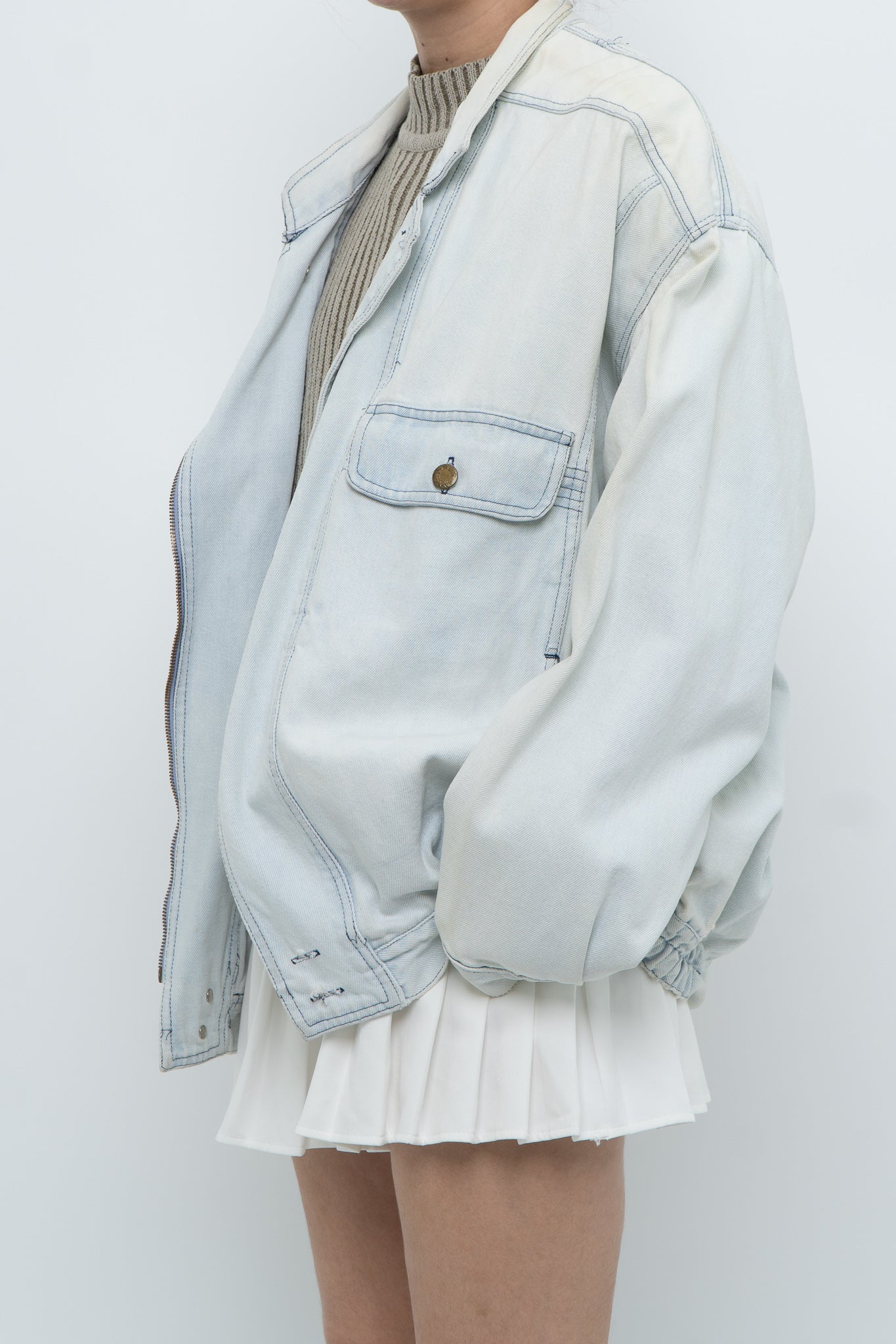 Vintage x GALLIANO Pale Denim Faded Jacket (XS-L)