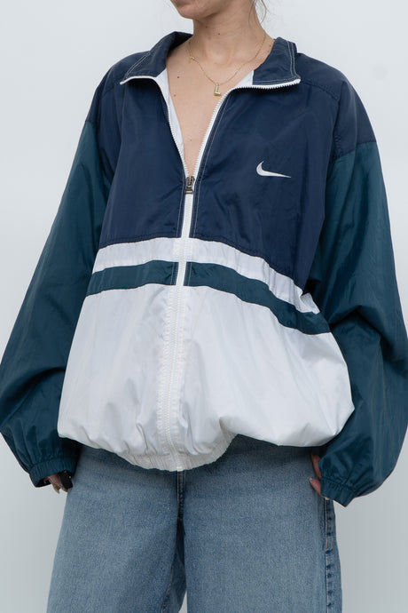 Vintage x NIKE Teal Colour-block Track Jacket (S-XL)