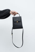 Load image into Gallery viewer, JAMIE WANDER x Black Leather Structered Purse