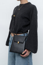 Load image into Gallery viewer, JAMIE WANDER x Black Leather Structered Purse