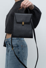 Load image into Gallery viewer, JAMIE WANDER x Black Leather Structered Purse