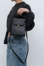 Load image into Gallery viewer, JAMIE WANDER x Black Leather Structered Purse