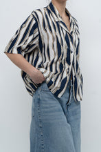 Load image into Gallery viewer, Vintage x Nautical Patterned Short Sleeve Cotton-blend Buttonup (XS-L)