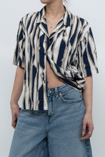 Load image into Gallery viewer, Vintage x Nautical Patterned Short Sleeve Cotton-blend Buttonup (XS-L)