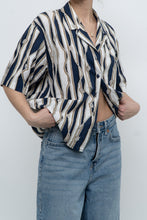 Load image into Gallery viewer, Vintage x Nautical Patterned Short Sleeve Cotton-blend Buttonup (XS-L)