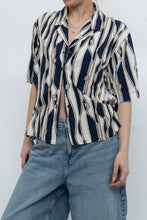 Load image into Gallery viewer, Vintage x Nautical Patterned Short Sleeve Cotton-blend Buttonup (XS-L)