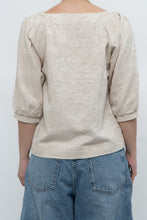 Load image into Gallery viewer, ALLISON WONDERLAND x Made in Canada x Beige Embroidered Top (XS, S)