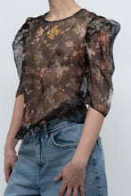 Load image into Gallery viewer, CINQ A SEPT x Sheer Floral Blouse (XS, S)