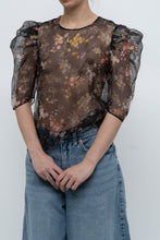 Load image into Gallery viewer, CINQ A SEPT x Sheer Floral Blouse (XS, S)