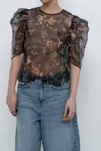 Load image into Gallery viewer, CINQ A SEPT x Sheer Floral Blouse (XS, S)