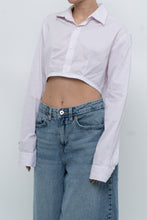 Load image into Gallery viewer, Vintage x SAKS FIFTH AVE Pale Pink Cropped Buttonup (XS-L)