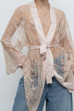 Load image into Gallery viewer, NYA COLLECTION x Nude Silk, Lace Robe (XS-XL)