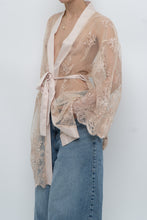 Load image into Gallery viewer, NYA COLLECTION x Nude Silk, Lace Robe (XS-XL)