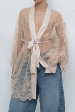 Load image into Gallery viewer, NYA COLLECTION x Nude Silk, Lace Robe (XS-XL)