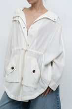 Load image into Gallery viewer, Vintage x NUAGE White Flowy Jacket (M, L)