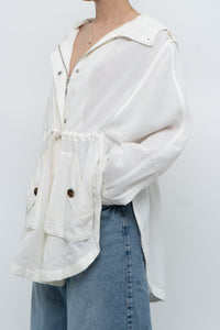 Vintage x NUAGE White Flowy Jacket (M, L)