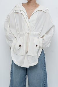 Vintage x NUAGE White Flowy Jacket (M, L)