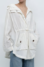 Load image into Gallery viewer, Vintage x NUAGE White Flowy Jacket (M, L)