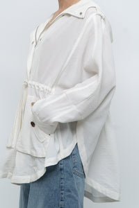 Vintage x NUAGE White Flowy Jacket (M, L)