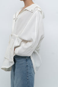 Vintage x NUAGE White Flowy Jacket (M, L)