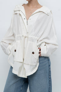 Vintage x NUAGE White Flowy Jacket (M, L)