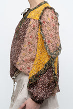 Load image into Gallery viewer, ULLA JOHNSON x Silk Patterned Frilly Blouse (XS, S)