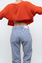 Load image into Gallery viewer, LISA SAYS GAH x Blue, White Checkered Pant (XS, S)