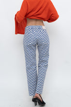 Load image into Gallery viewer, LISA SAYS GAH x Blue, White Checkered Pant (XS, S)