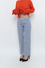 Load image into Gallery viewer, LISA SAYS GAH x Blue, White Checkered Pant (XS, S)