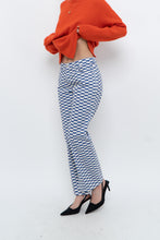 Load image into Gallery viewer, LISA SAYS GAH x Blue, White Checkered Pant (XS, S)