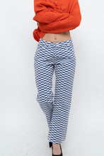 Load image into Gallery viewer, LISA SAYS GAH x Blue, White Checkered Pant (XS, S)