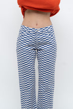 Load image into Gallery viewer, LISA SAYS GAH x Blue, White Checkered Pant (XS, S)