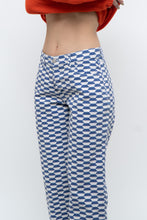 Load image into Gallery viewer, LISA SAYS GAH x Blue, White Checkered Pant (XS, S)