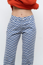 Load image into Gallery viewer, LISA SAYS GAH x Blue, White Checkered Pant (XS, S)